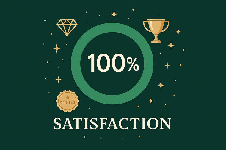 100% satisfaction